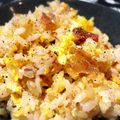 toshi♫'s cooksnap of when they made 梅たまごチャーハン.