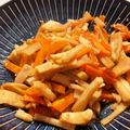 かぼすレモン's cooksnap of when they made 5分で人参と竹の子のきんぴら★冷凍保存可.