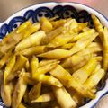 リクック's cooksnap of when they made 姫たけのこ（細竹）のごま油醤油炒め.