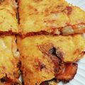 monjimari's cooksnap of when they made ビールがすすむキムチチヂミ.