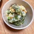 ほもい's cooksnap of when they made スナップエンドウとゆで玉子のマヨ和え.