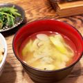 machapee's cooksnap of when they made 根曲がり竹とサバのみそ汁.