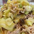 toshio39's cooksnap of when they made キャベツたっぷり豚肉のオイマヨ炒め.