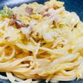 辛名類's cooksnap of when they made 春キャベツとアンチョビのペペロンチーノ.