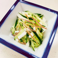 あっこ姉's cooksnap of when they made 爽やか＊長芋・胡瓜・茗荷の酢の物＊簡単.