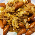 まゆるクッキング's cooksnap of when they made ウィンナーときゃべつのカレーソース炒め.