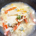 ひよこのおにぎり's cooksnap of when they made 玉ねぎとえんどう豆の卵とじ.