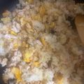 蜜柑の花's cooksnap of when they made 簡単☆挽き肉レタスチャーハン.