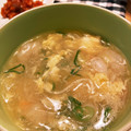 33smile33's cooksnap of when they made エビとたまごの中華スープ.
