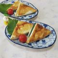 みかかめ's cooksnap of when they made ハンペン♡シソチーズ挟み焼き.
