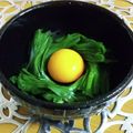 ＊＊ラテ＊＊'s cooksnap of when they made 簡単おつまみ♪にら卵黄.
