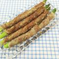 在宅勤務のおじさん's cooksnap of when they made 簡単！アスパラの豚肉巻き.