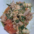 もかもかと's cooksnap of when they made 豚肉とトマトの卵いため.