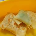 きなこぱん2's cooksnap of when they made 餃子の皮で枝豆とコーンのカリカリ巻き.