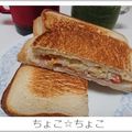 ちょこ☆ちょこ's cooksnap of when they made ホットサンド③ ポテトサラダ.
