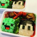 ゆ´ω｀リ's cooksnap of when they made マイクラ　キャラ弁当　まいぜんシスターズ.