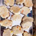 ほーりー528's cooksnap of when they made 手づかみ離乳食♡お豆腐チキンナゲット.