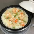 Etsu☆ko's cooksnap of when they made 蓋を開けた瞬間の香りが最高！芝エビピラフ.
