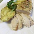 コムギ大好き's cooksnap of when they made ハーブレモン✿鶏胸肉deローストチキン✿.