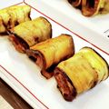 yuki★haru's cooksnap of when they made 旨い(*´╰╯`๓)♬茄子の挽き肉巻き～.