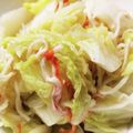 チョコ♪ミント's cooksnap of when they made 妻のつくった白菜カニカマあえめっちゃ美味.