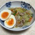ライフちゃん♡'s cooksnap of when they made 豚こまと白菜の中華あんかけ丼.