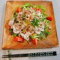 加藤さん家の晩御飯's cooksnap of when they made さっぱりメイン♥豚しゃぶおろしめんつゆ.