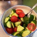 クックかーや's cooksnap of when they made 簡単＊トマトとキュウリのバルサミコサラダ.