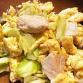 きままねこ☆'s cooksnap of when they made ☆鶏胸肉とキャベツ卵のコンソメ醤油炒め☆.