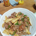 てっつん主夫クッカー's cooksnap of when they made 牛こま肉とたけのこの和風いため.