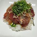 okamelove's cooksnap of when they made カツオの手ごね寿司.