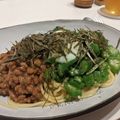 春のとまと's cooksnap of when they made ☆簡単・時短☆納豆とオクラのパスタ.