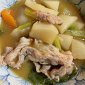 みにー2020's cooksnap of when they made [簡単]カブと豚の味噌煮込み.