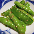 ムーミン☆ママ's cooksnap of when they made さやえんどうの胡麻和え.