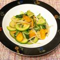 なつき☆ミ's cooksnap of when they made ズッキーニもやし野菜のオイスター炒め.
