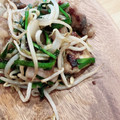Reinaxoxo's cooksnap of when they made ■鶏肉とニラもやしの中華風炒め物■.