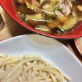 ムーヒツジ's cooksnap of when they made なすと豚バラのつけうどん.