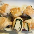 ☆maripei☆'s cooksnap of when they made ささみで♪山芋と梅と海苔巻き巻き焼き～☆.