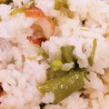 こずっぺ's cooksnap of when they made スナップえんどうご飯.