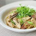 クック3539PY☆'s cooksnap of when they made 春パスタ♪ 筍と舞茸の和風スパゲッティ.