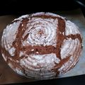 FaithAloha's cooksnap of when they made ライ麦と全粒粉のパン.