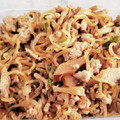 Nat728's cooksnap of when they made ひき肉と白滝の甘辛炒め.