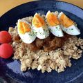 pepemoon's cooksnap of when they made イシイのミートボールで簡単キーマカレー.
