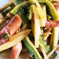 67luna's cooksnap of when they made さっぱり♪じゃがいもとゴーヤの酢醤油炒め.
