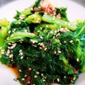 クックY19OWS☆'s cooksnap of when they made 簡単！昆布茶でわさび菜のお浸し.