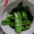 モンカー's cooksnap of when they made レンジで簡単☆きぬさやナムル。.