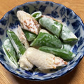 とんば's cooksnap of when they made ちくわとスナップエンドウの一味マヨ和え♪.