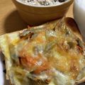 リラシャン's cooksnap of when they made 残ったきんぴらごぼうのチーズトースト.