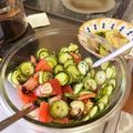 月✳Iris's cooksnap of when they made きゅうりとトマトの塩昆布サラダ♡.