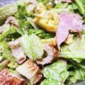 ミニモンJr's cooksnap of when they made 玉子とちくわの和風レタスサラダ.